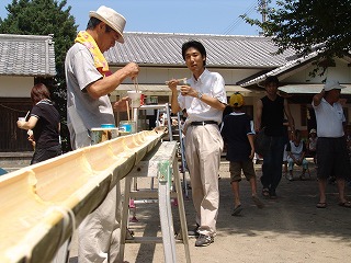 流しそうめん