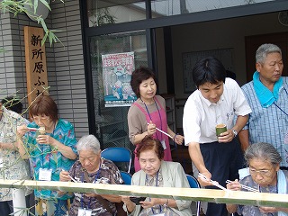 流しそうめん